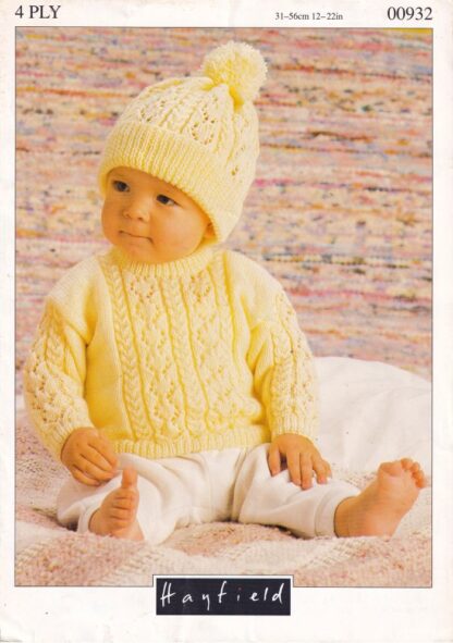HAYFIELD 932 KNITTING PATTERN