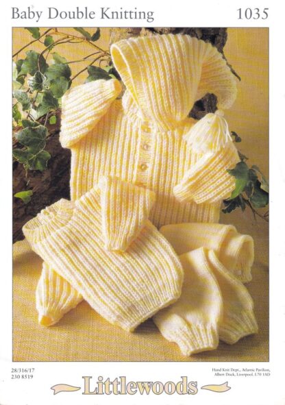 LITTLEWOODS 1035 KNITTING PATTERN