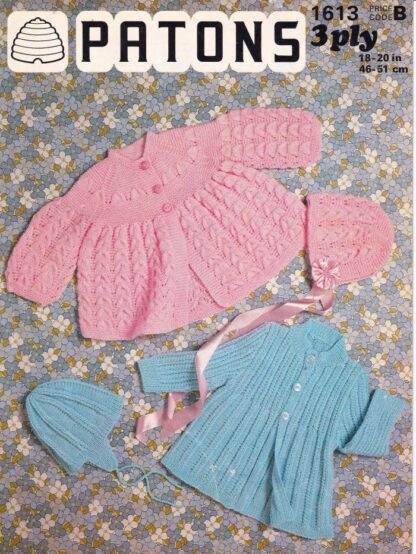 PATONS 1613 VINTAGE KNITTING PATTERN