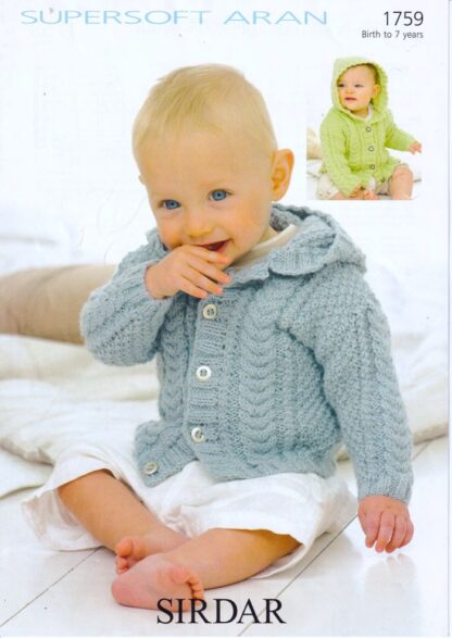 SIRDAR 1759 KNITTING PATTERN