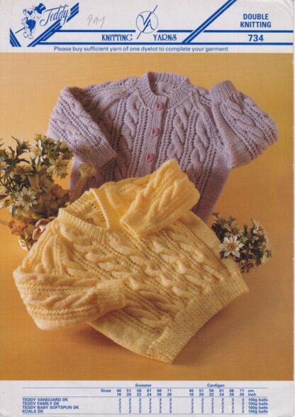 TEDDY 734 KNITTING PATTERN