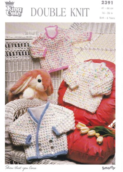 KING COLE 2391 KNITTING PATTERN
