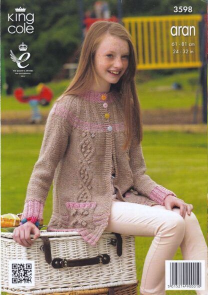 KING COLE 3598 KNITTING PATTERN - Image 2