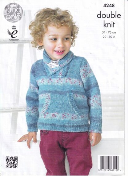 KING COLE 4248 KNITTING PATTERN - Image 2