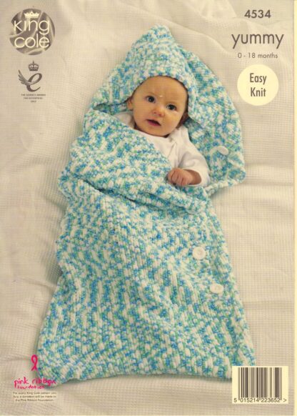 KING COLE 4534 KNITTING PATTERN - Image 2