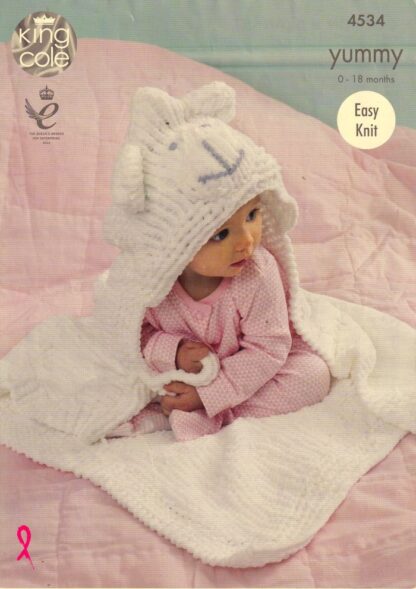 KING COLE 4534 KNITTING PATTERN