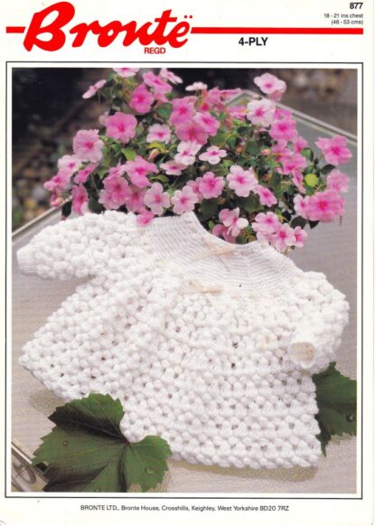 BRONTE 877 VINTAGE KNITTING PATTERN