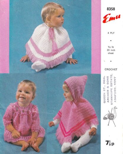 EMU 8358 CROCHET PATTERN