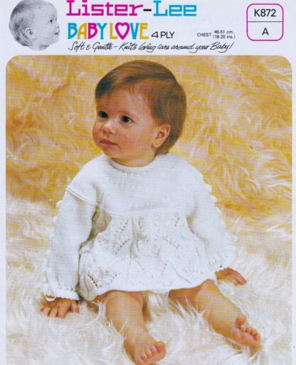 LISTER-LEE K872 KNITTING PATTERN
