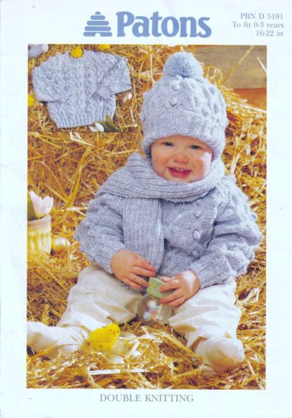 PATONS 5181 KNITTING PATTERN