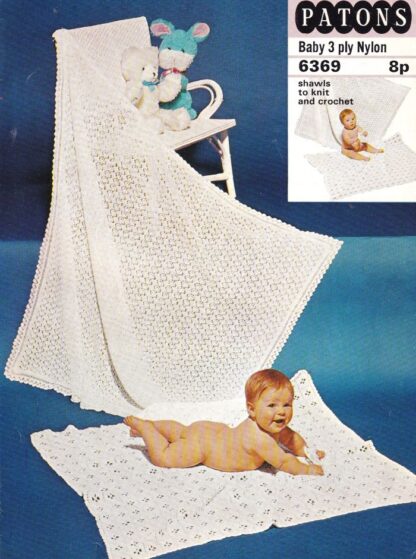 PATONS 6369 VINTAGE KNITTING/ CROCHET PATTERN