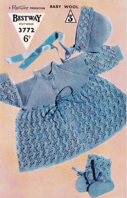 BESTWAY 3772 VINTAGE KNITTING PATTERN