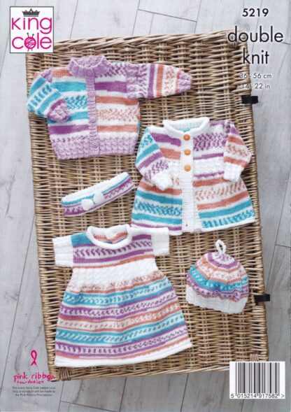 KING COLE 5219 KNITTING PATTERN - Image 2