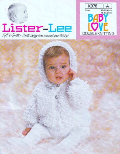 LISTER-LEE K978 KNITTING PATTERN