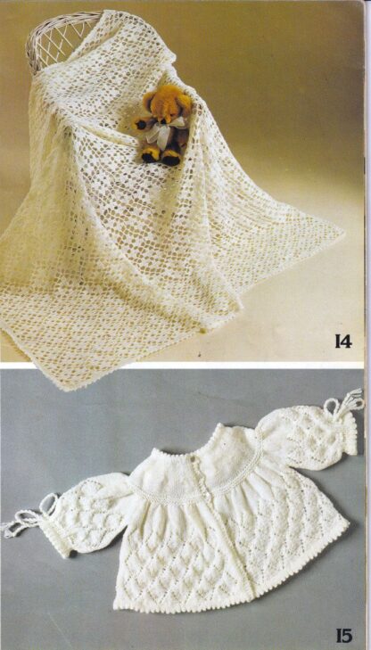 PETER PAN BABY KNITS 4 KNIT/CROCHET BOOK - Image 10