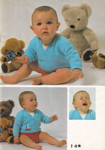 PETER PAN BABY KNITS 4 KNIT/CROCHET BOOK - Image 3