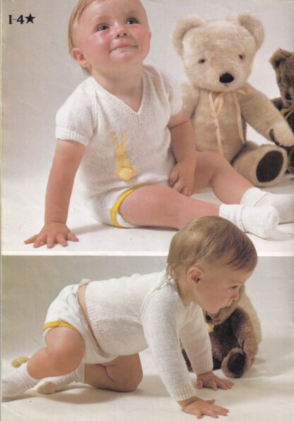 PETER PAN BABY KNITS 4 KNIT/CROCHET BOOK - Image 4