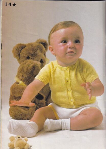 PETER PAN BABY KNITS 4 KNIT/CROCHET BOOK - Image 5