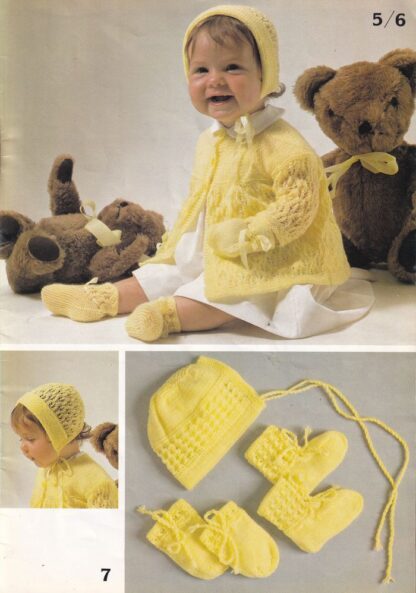 PETER PAN BABY KNITS 4 KNIT/CROCHET BOOK - Image 6