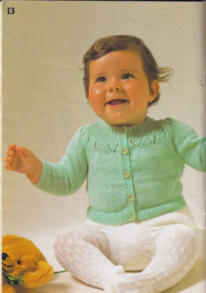 PETER PAN BABY KNITS 4 KNIT/CROCHET BOOK - Image 9