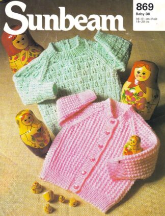 SUNBEAM 869 KNITTING PATTERN