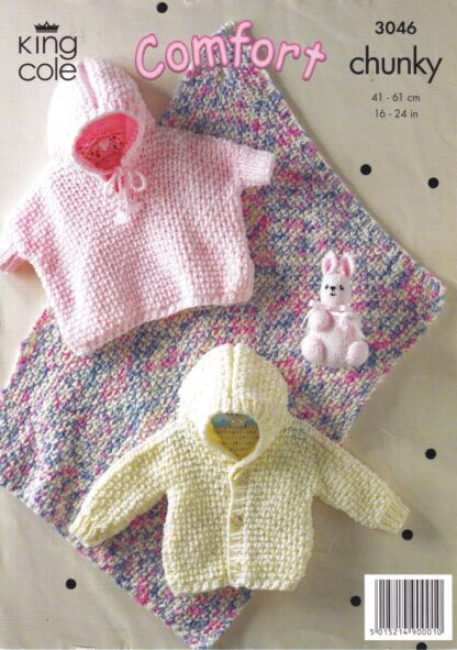 KING COLE 3046 KNITTING PATTERN - Image 2