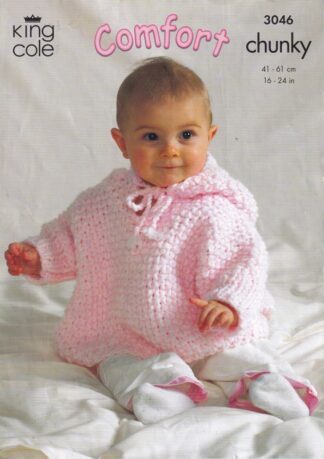 KING COLE 3046 KNITTING PATTERN