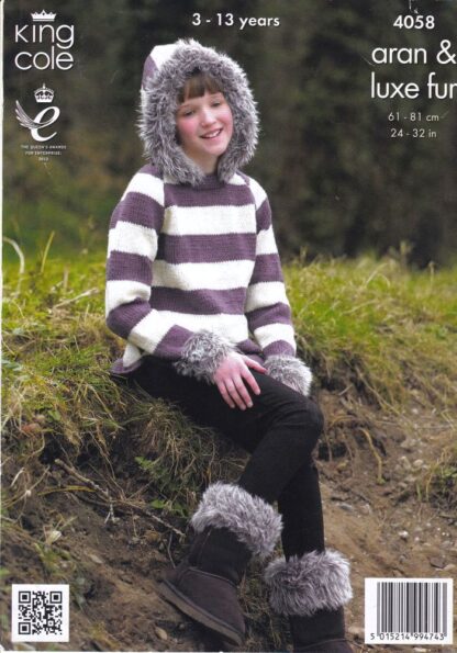 KING COLE 4058 KNITTING PATTERN - Image 2