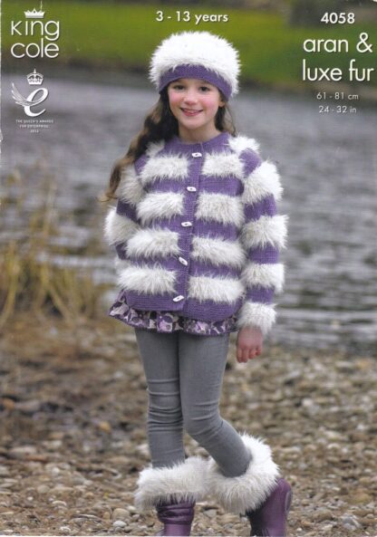 KING COLE 4058 KNITTING PATTERN