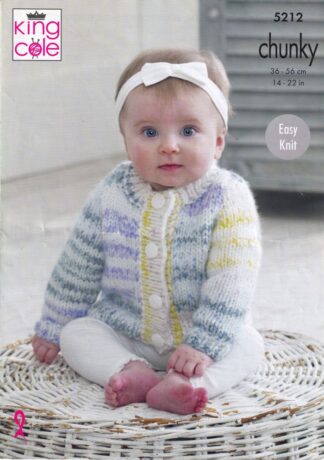KING COLE 5212 KNITTING PATTERN