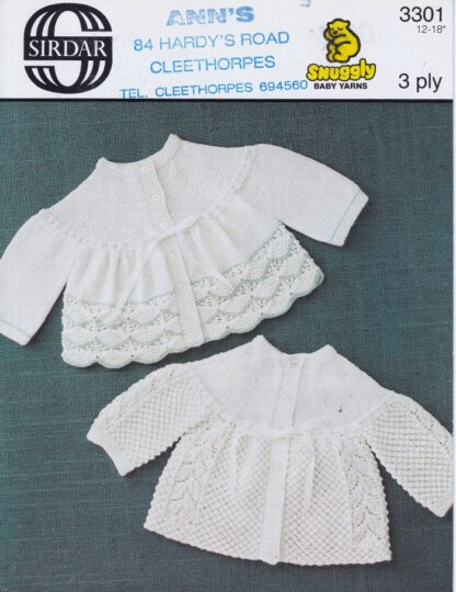 SIRDAR 3301 KNITTING PATTERN