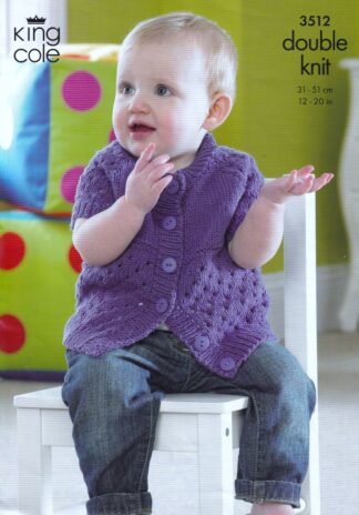 KING COLE 3512 KNITTING PATTERN