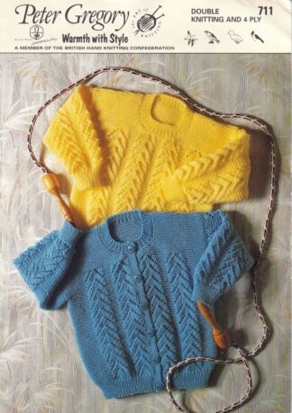PETER GREGORY 711 KNITTING PATTERN