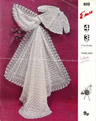 EMU 8512 VINTAGE KNITTING PATTERN