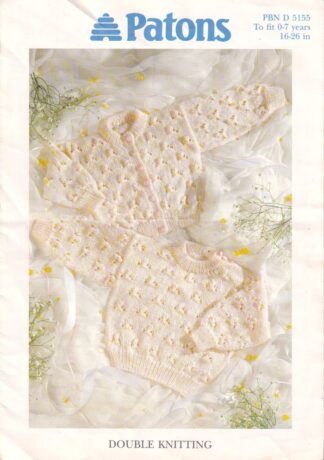 PATONS 5155 KNITTING PATTERRN