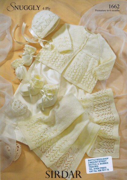 SIRDAR 1662 KNITTING PATTERN
