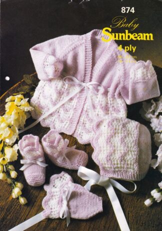 SUNBEAM 874 KNITTING PATTERN