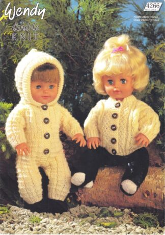 WENDY 4266 DOLL KNITTING PATTERN