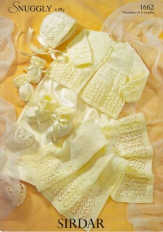 SIRDAR 1662 KNITTING PATTERN