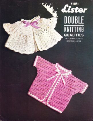 LISTER N1931 VINTAGE CROCHET PATTERN * reduced *