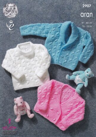 KING COLE 2907 KNITTING PATTERN