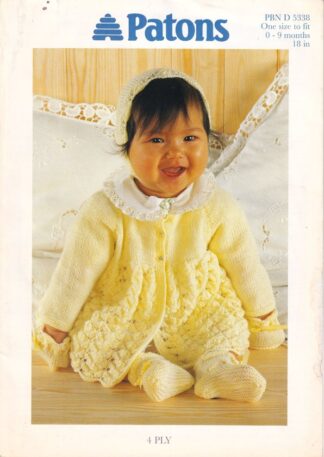 PATONS 5338 KNITTING PATTERN