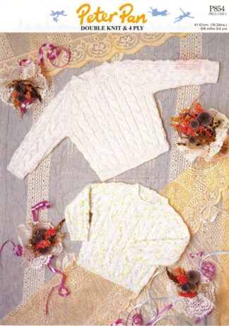 PETER PAN P854 KNITTING PATTERN