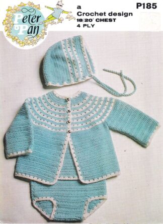 PETER PAN P185 VINTAGE CROCHET PATTERN