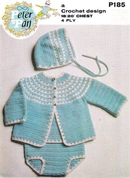 PETER PAN P185 VINTAGE CROCHET PATTERN