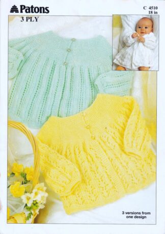 PATONS 4510 KNITTING PATTERN