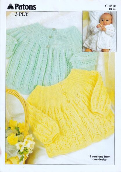 PATONS 4510 KNITTING PATTERN