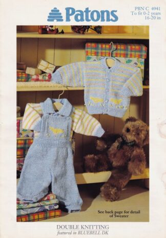 PATONS 4941 KNITTING PATTERN