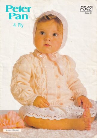 PETER PAN P542 KNITTING PATTERN