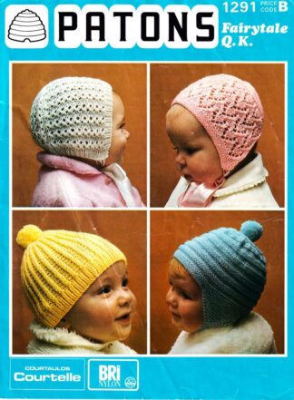 PATONS 1291 VINTAGE KNITTING PATTERN